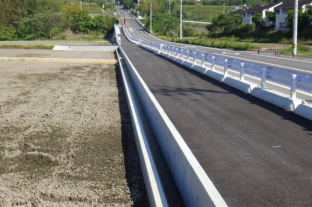 広域農道戸川大野地線歩道新設工事