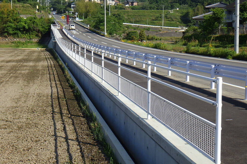 広域農道戸川大野地線歩道新設工事