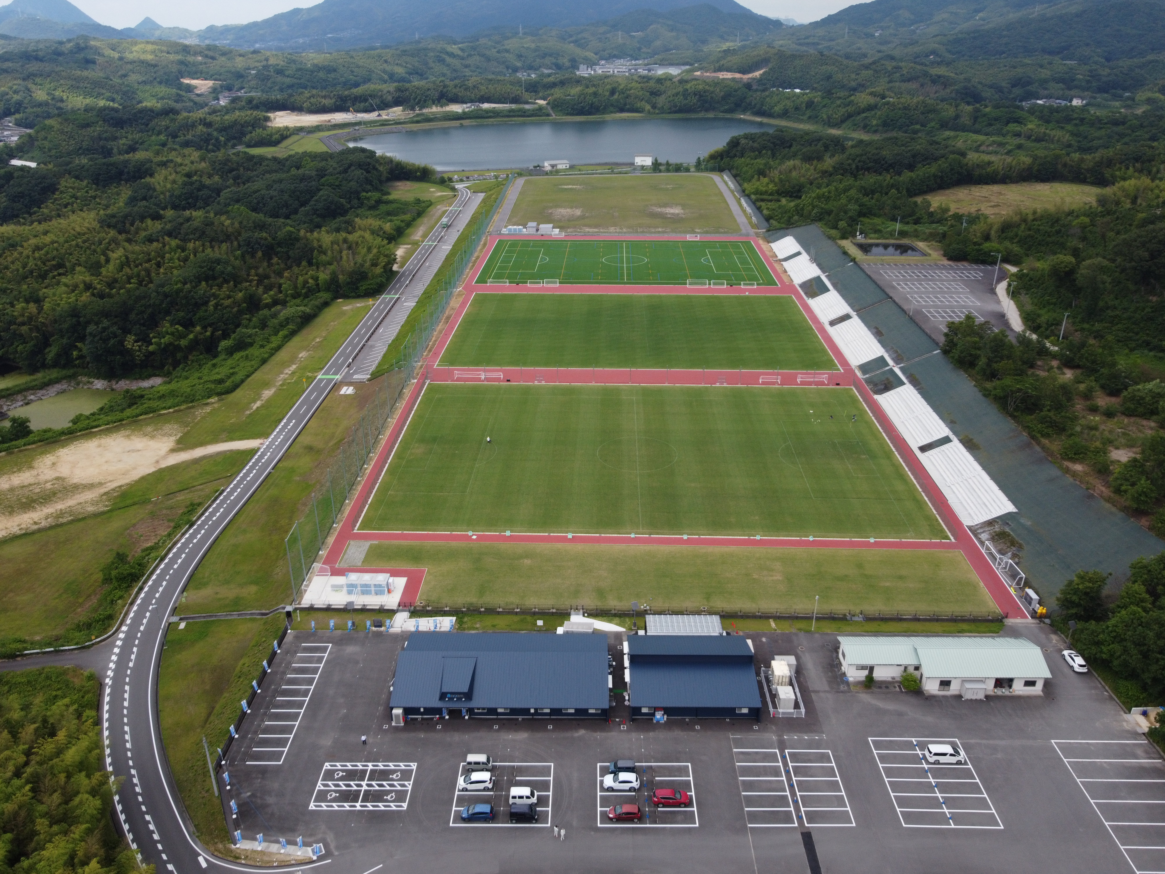 宝山湖公園改修工事